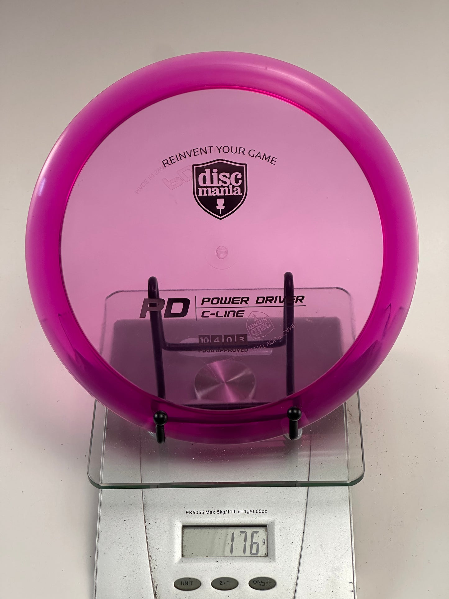 Discmania C-Line PD Power Driver – Transparent Pink