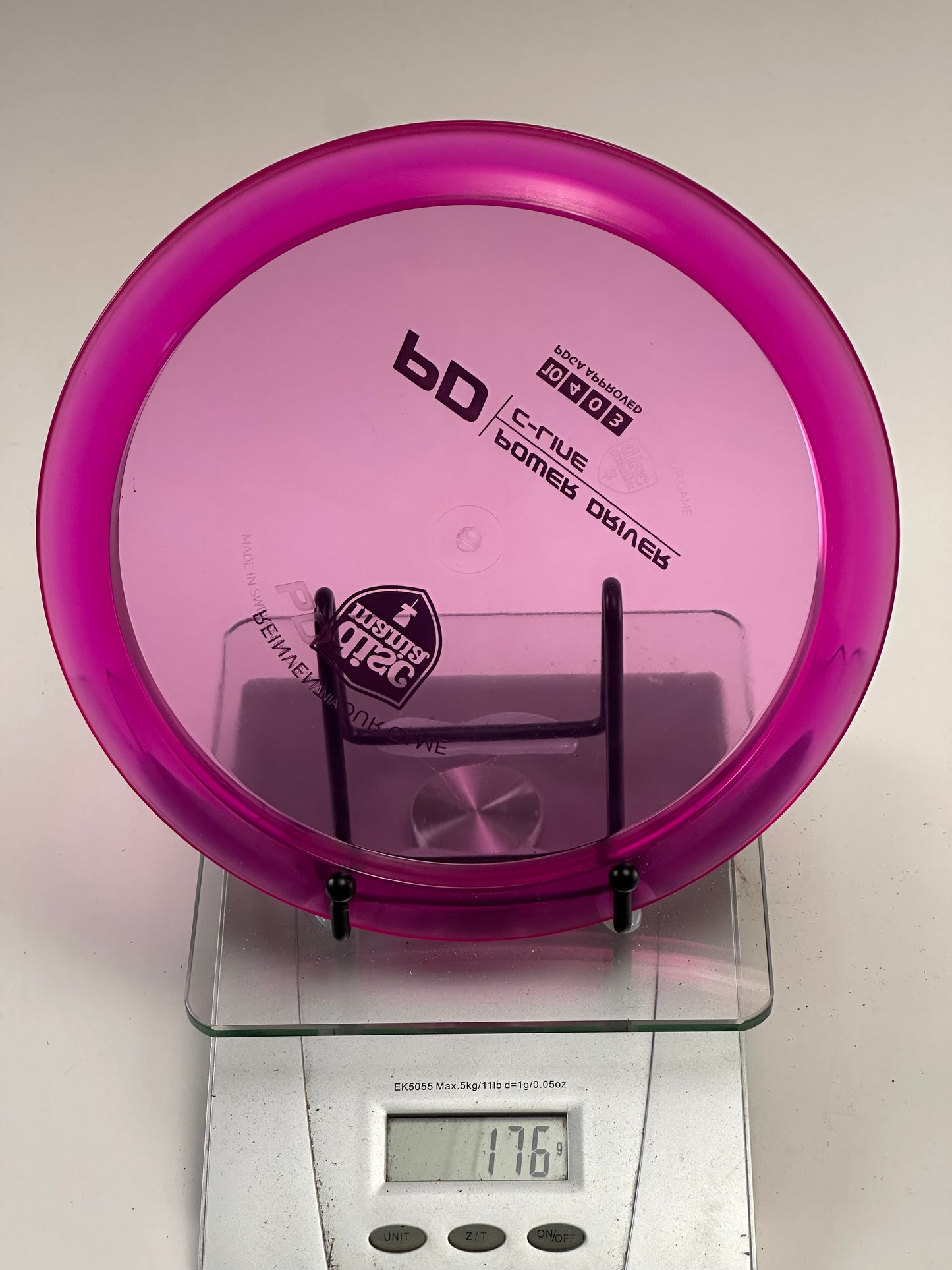 Discmania C-Line PD Power Driver – Transparent Pink