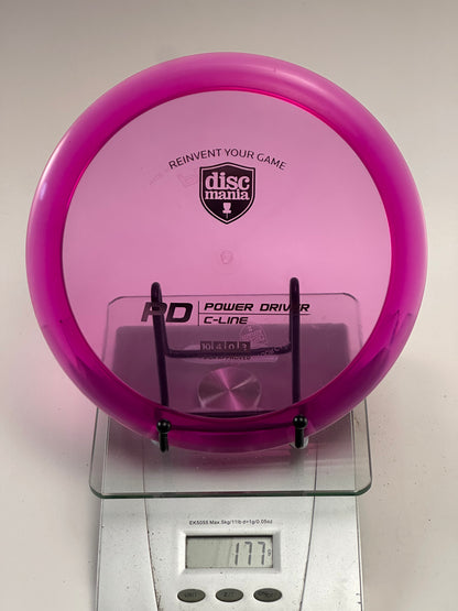 Discmania C-Line PD Power Driver – Transparent Pink (Used)
