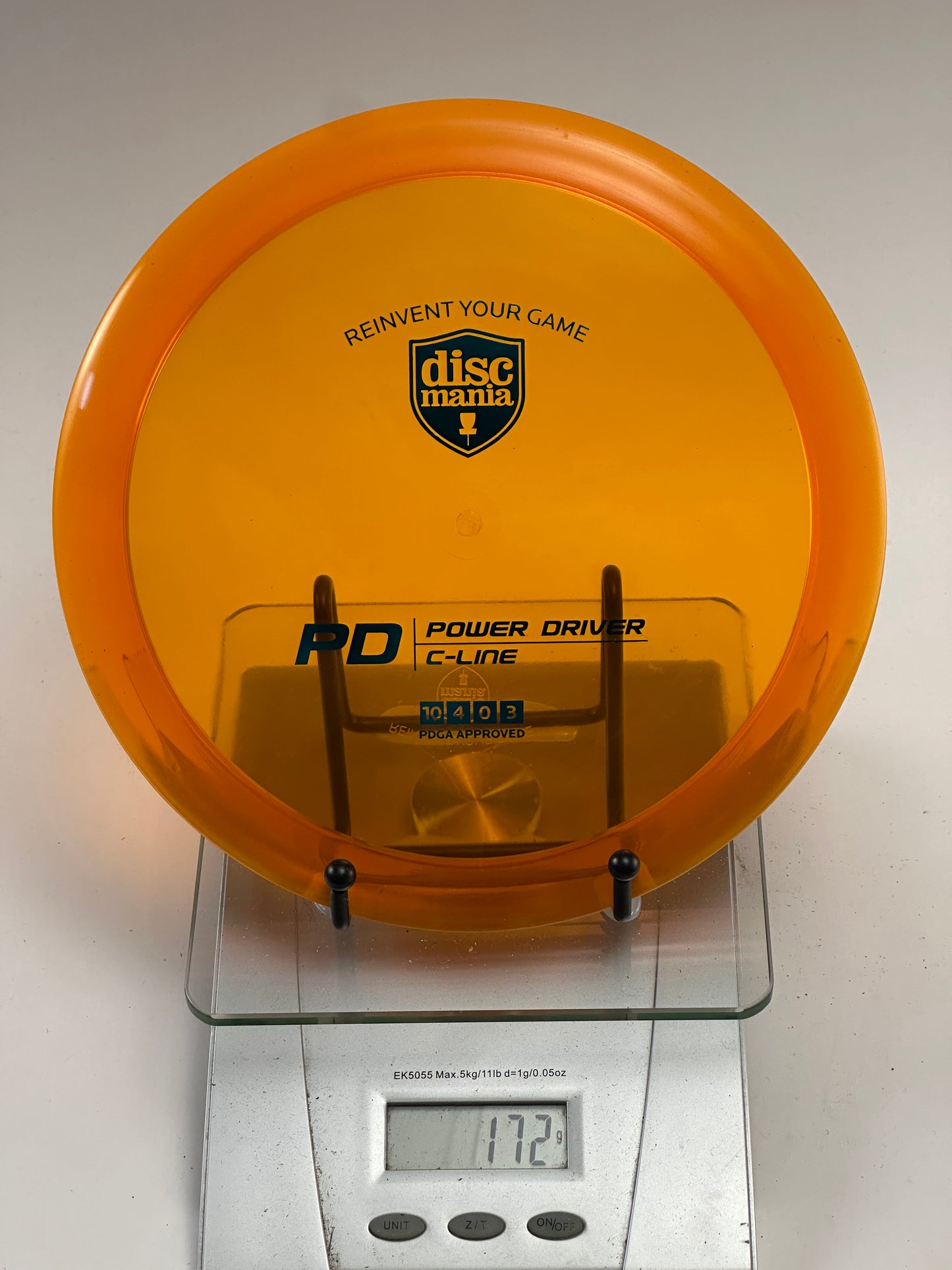 Discmania C-Line PD (Power Driver) – Transparent Orange