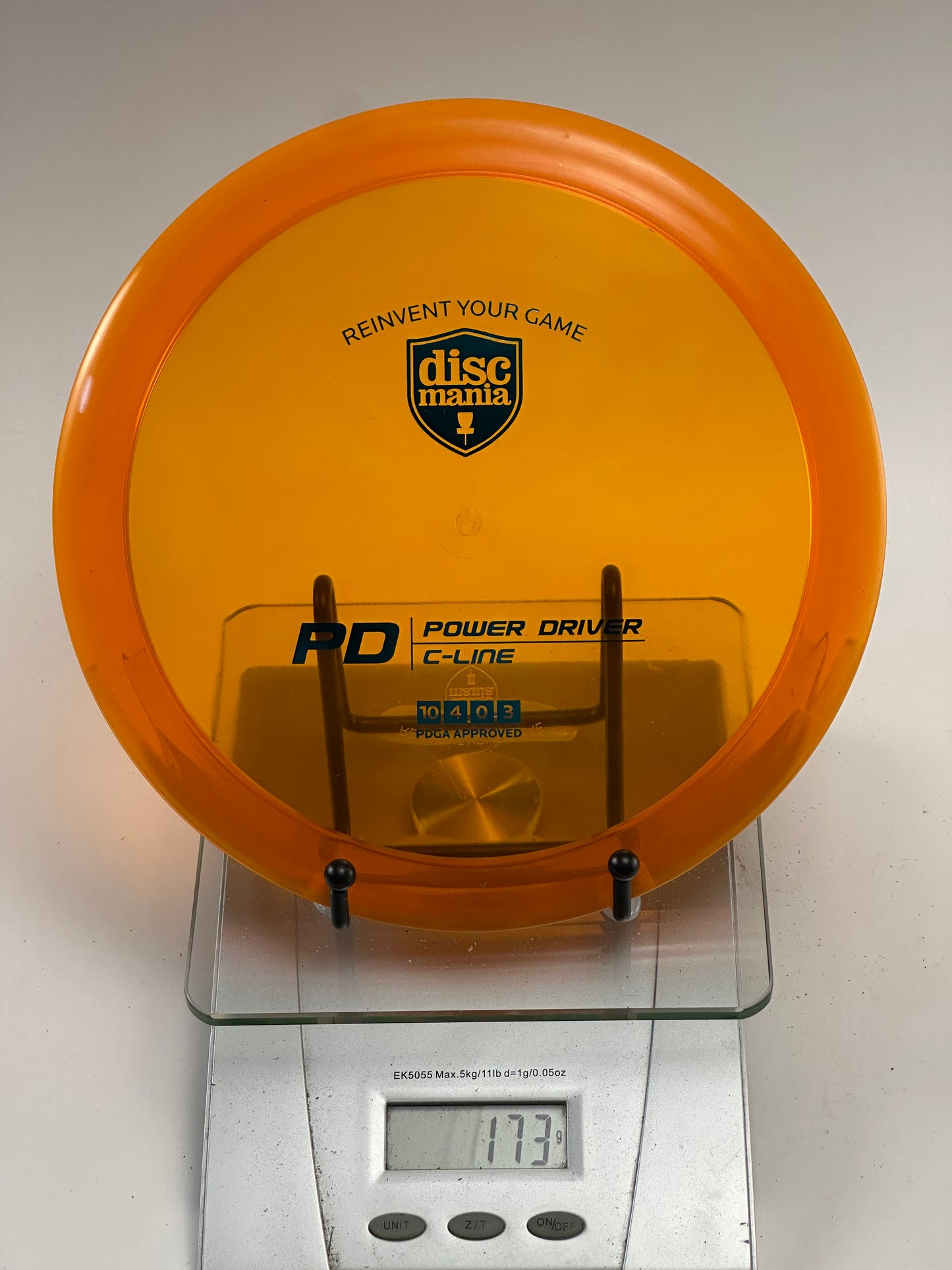 Discmania C-Line PD (Power Driver) 173g Transparent Orange