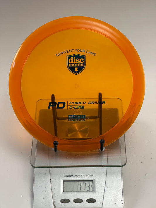 Discmania C-Line PD (Power Driver) 173g Transparent Orange