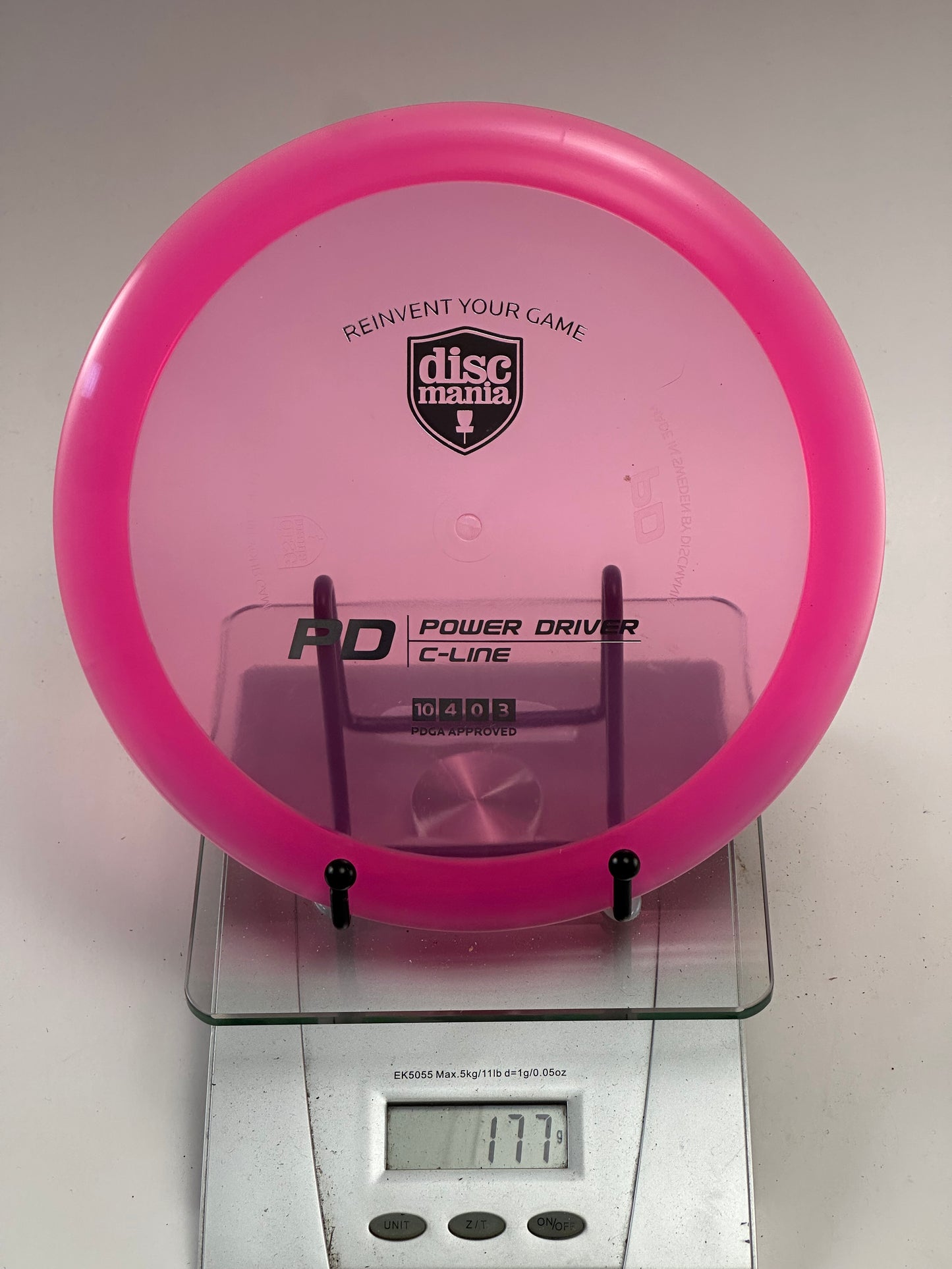 Discmania C-Line PD Power Driver – Transparent Pink (Used)