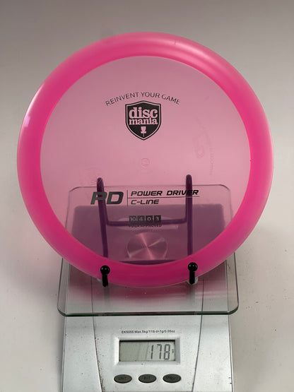 Discmania C-Line PD Power Driver (Transparent Pink) 178g