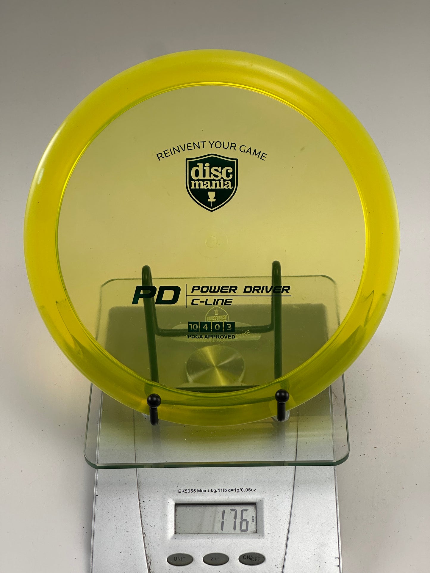 Discmania PD Power Driver C-Line (Transparent Yellow) 177g