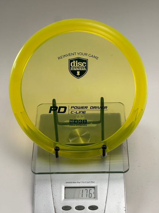 Discmania PD Power Driver C-Line (Transparent Yellow) 177g