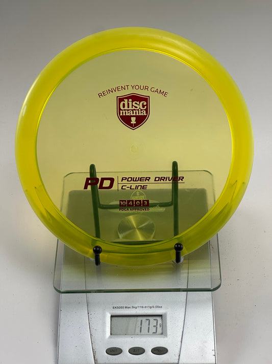 Discmania C-Line PD Power Driver - Transparent Yellow