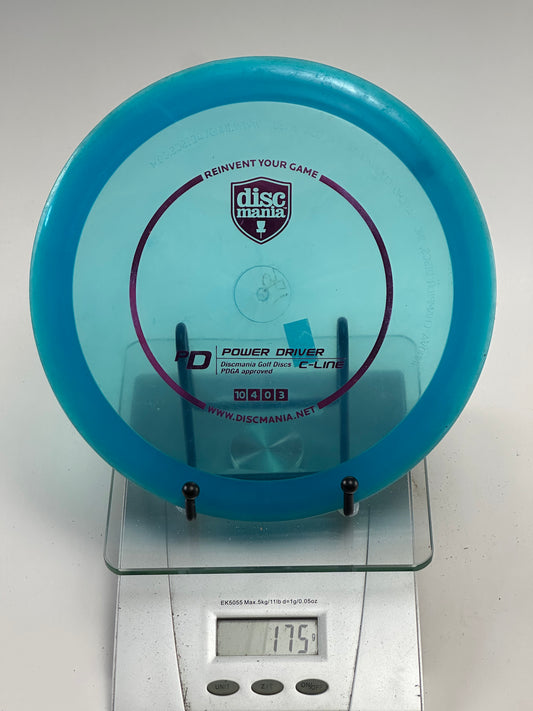 Discmania PD Power Driver C-Line – Transparent Blue 175g (Used)