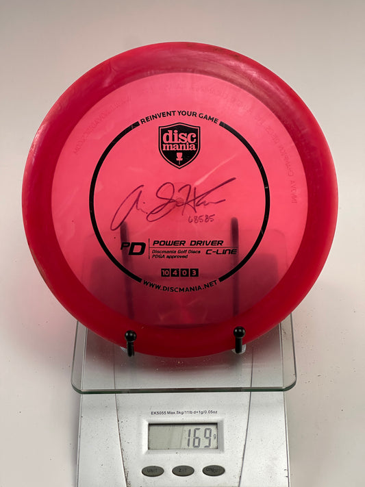 Discmania PD Power Driver – C-Line – Transparent Red (169g)
