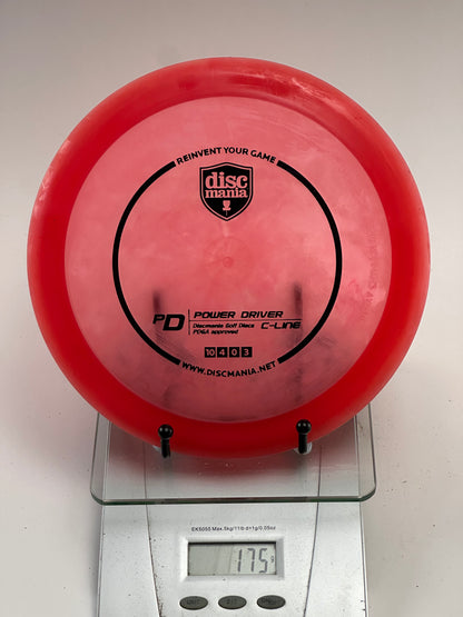 Discmania PD Power Driver C-Line (Transparent Red) - Used