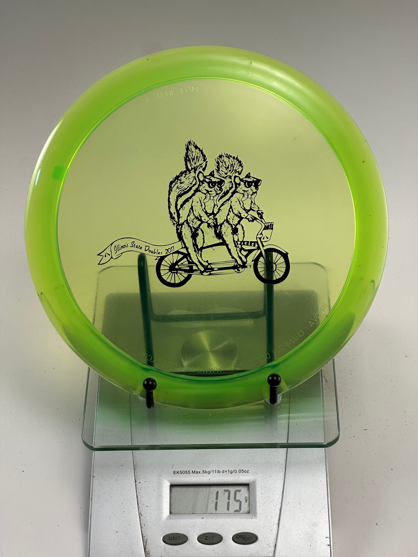Discmania C-Line PD Power Driver – Transparent Neon Green (Illinois State Doubles 2011)