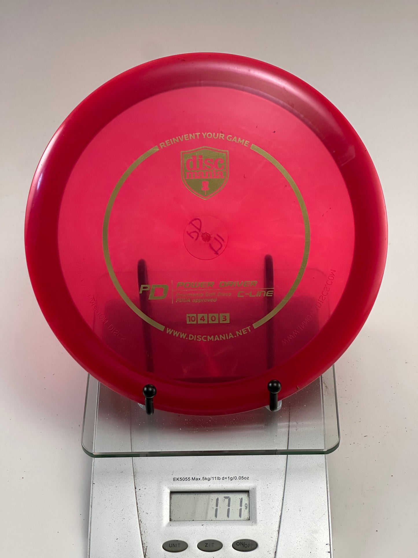 Discmania PD C-Line (Transparent Red) – 171g