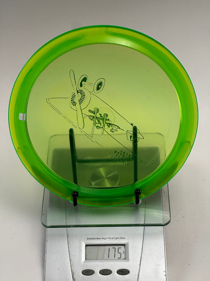 Discmania C-Line PD Power Driver – Transparent Neon Green (Illinois State Doubles 2016)