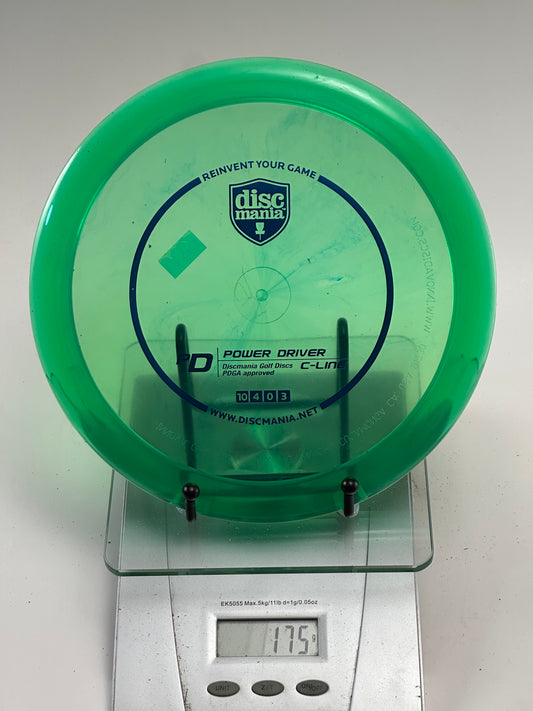 Discmania C-Line PD Power Driver - Transparent Neon Green