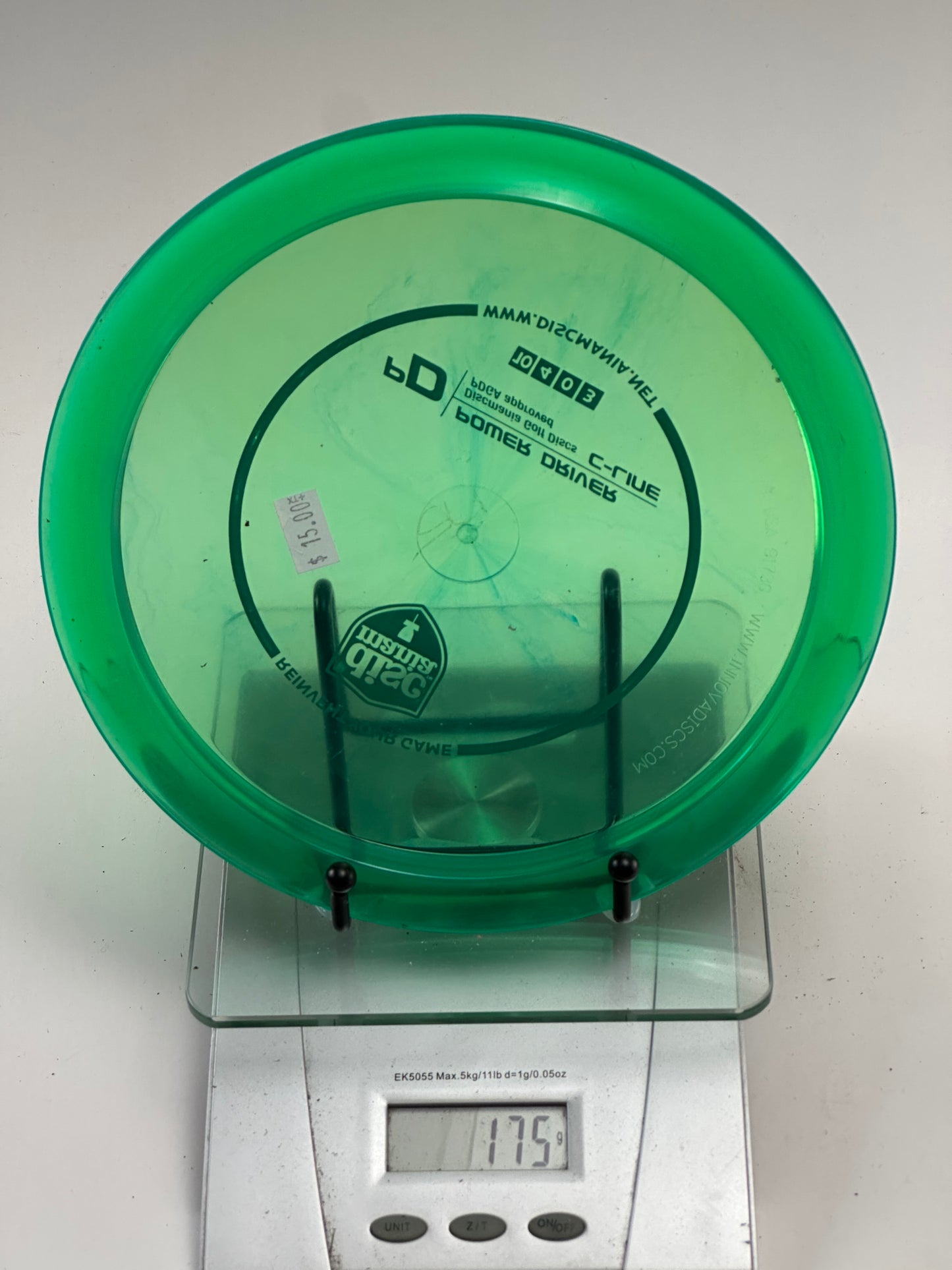 Discmania C-Line PD Power Driver - Transparent Neon Green