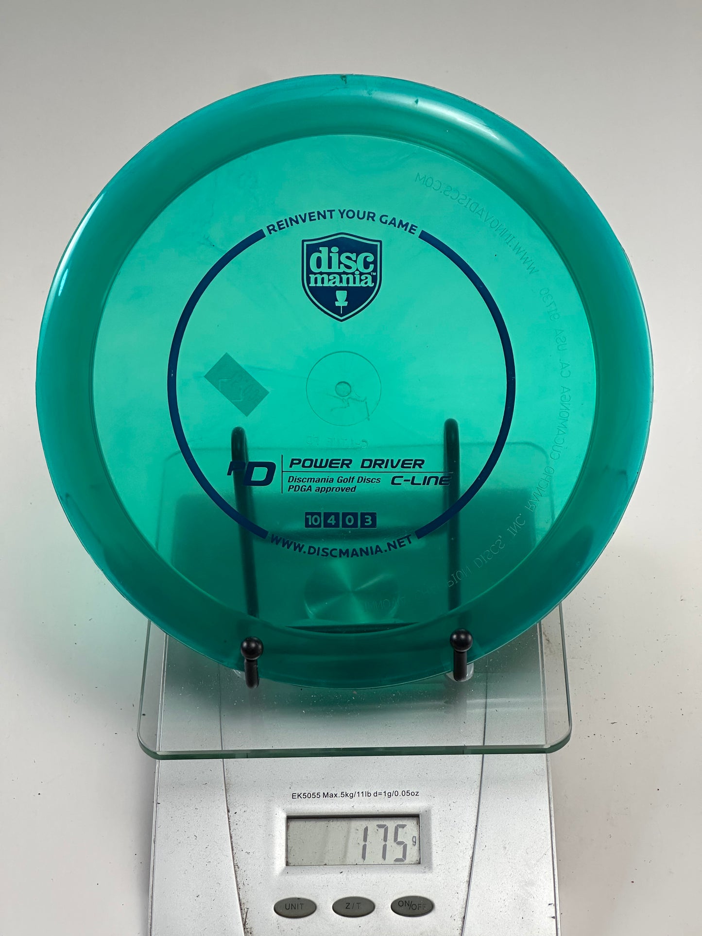 Discmania PD Power Driver C-Line – Transparent Aqua Green