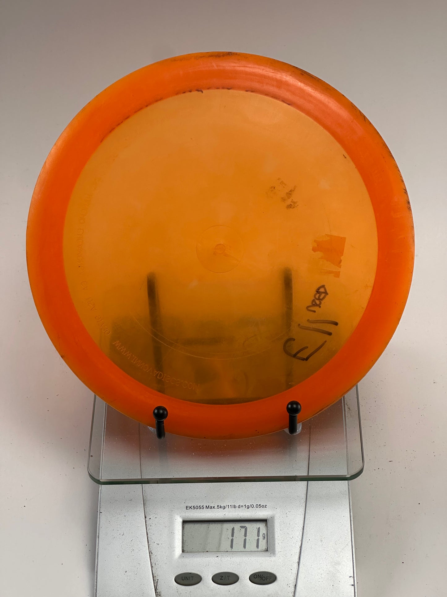 Discmania C-Line PD Power Driver – Transparent Orange (Inked, Used)