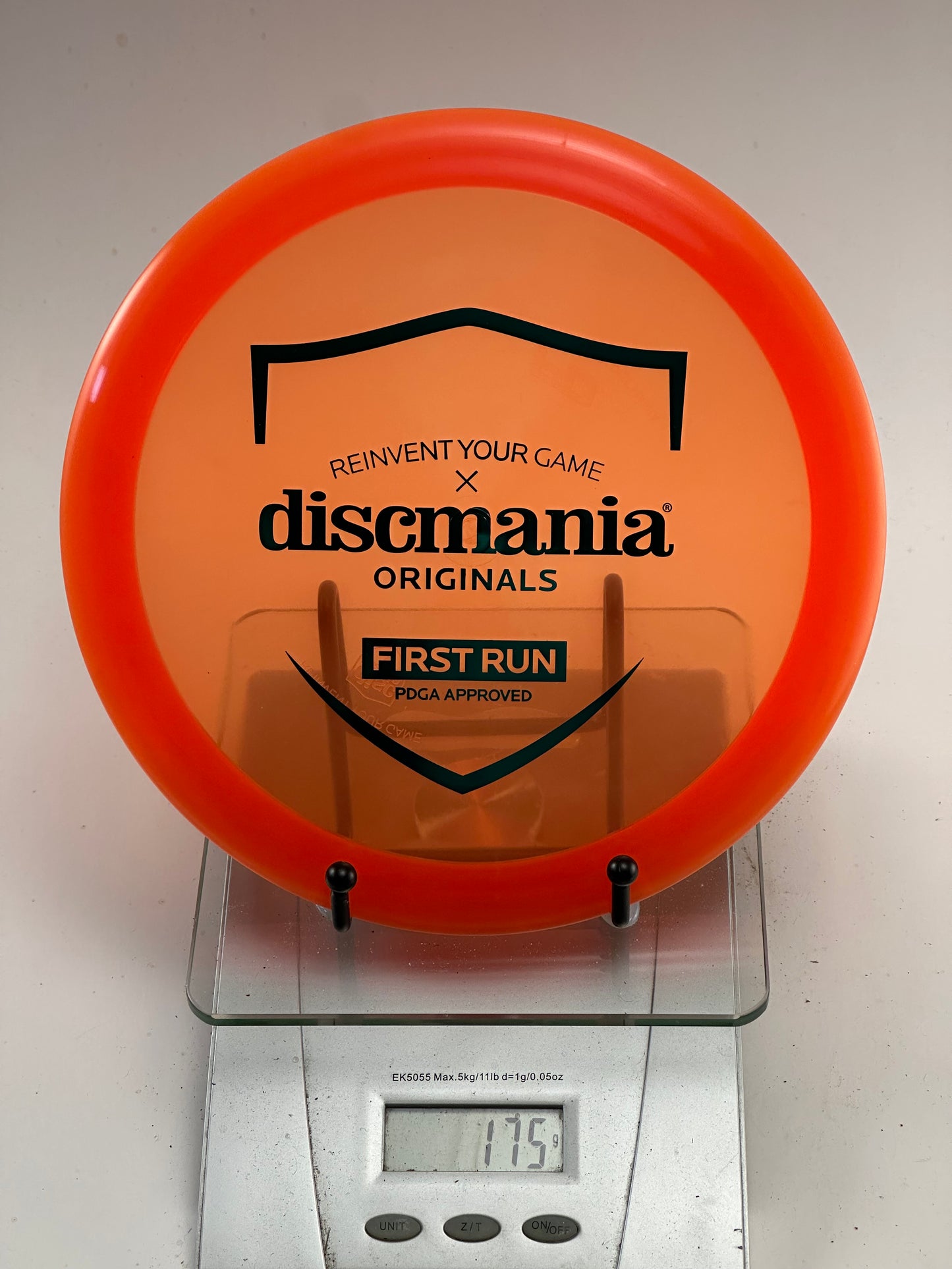 Discmania PD C-Line First Run – Transparent Orange, 175g