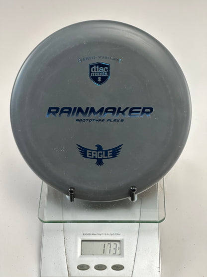Discmania Rainmaker Flex 3 Prototype Putter, Gray Eagle Stamp 173g