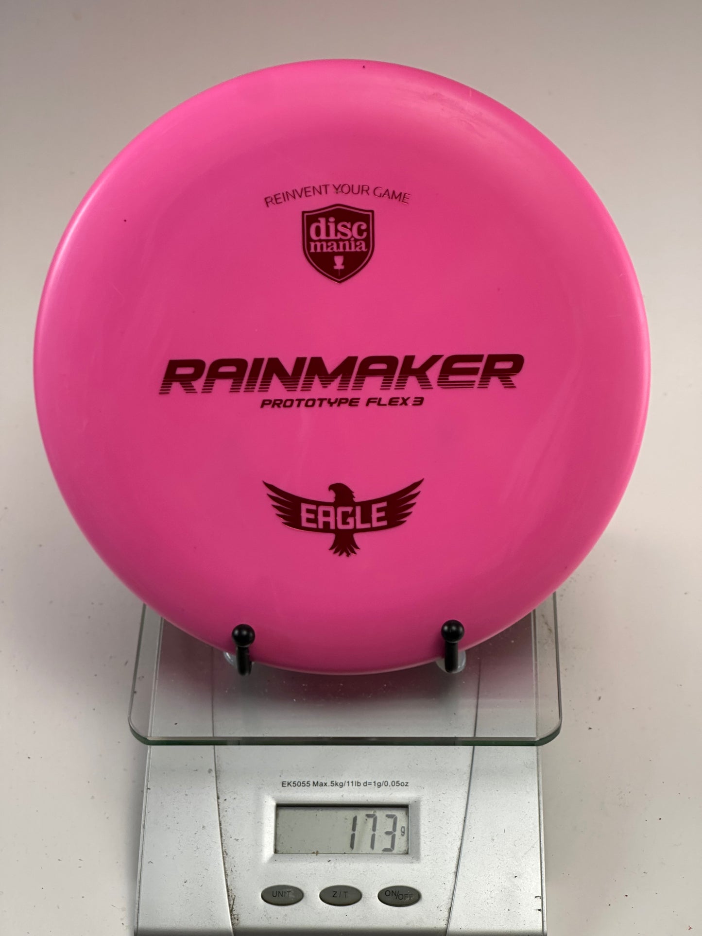 Discmania Rainmaker Flex 3 Prototype Putter (Eagle Stamp) - Pink