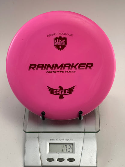 Discmania Rainmaker Flex 3 Prototype Putter (Eagle Stamp) - Pink