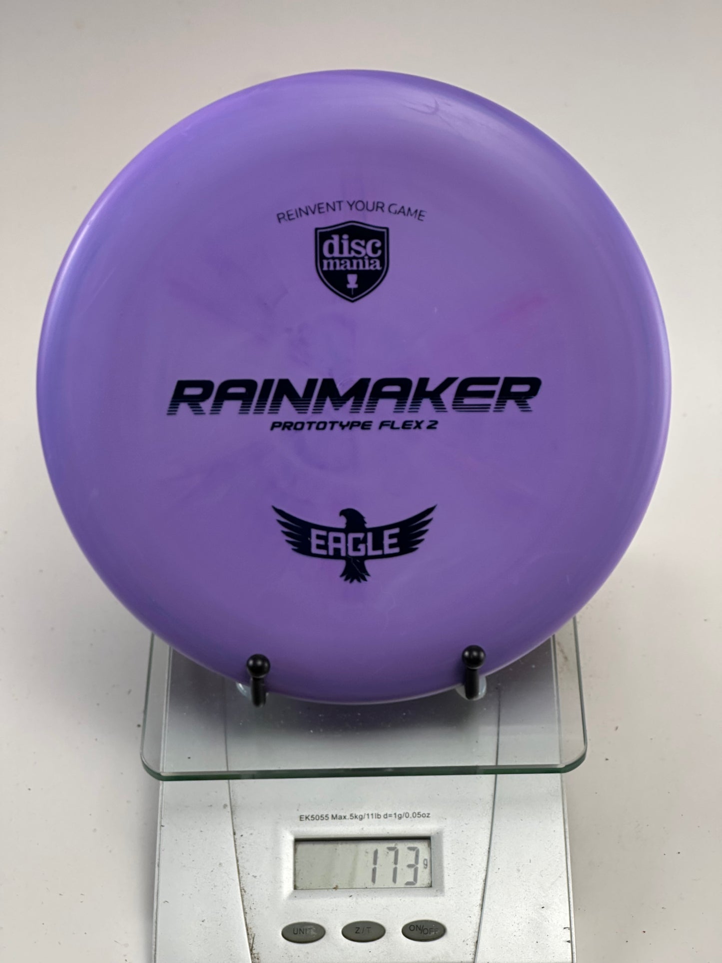 Discmania Rainmaker Prototype Flex 2 Putter (Eagle Stamp, Purple) 173g