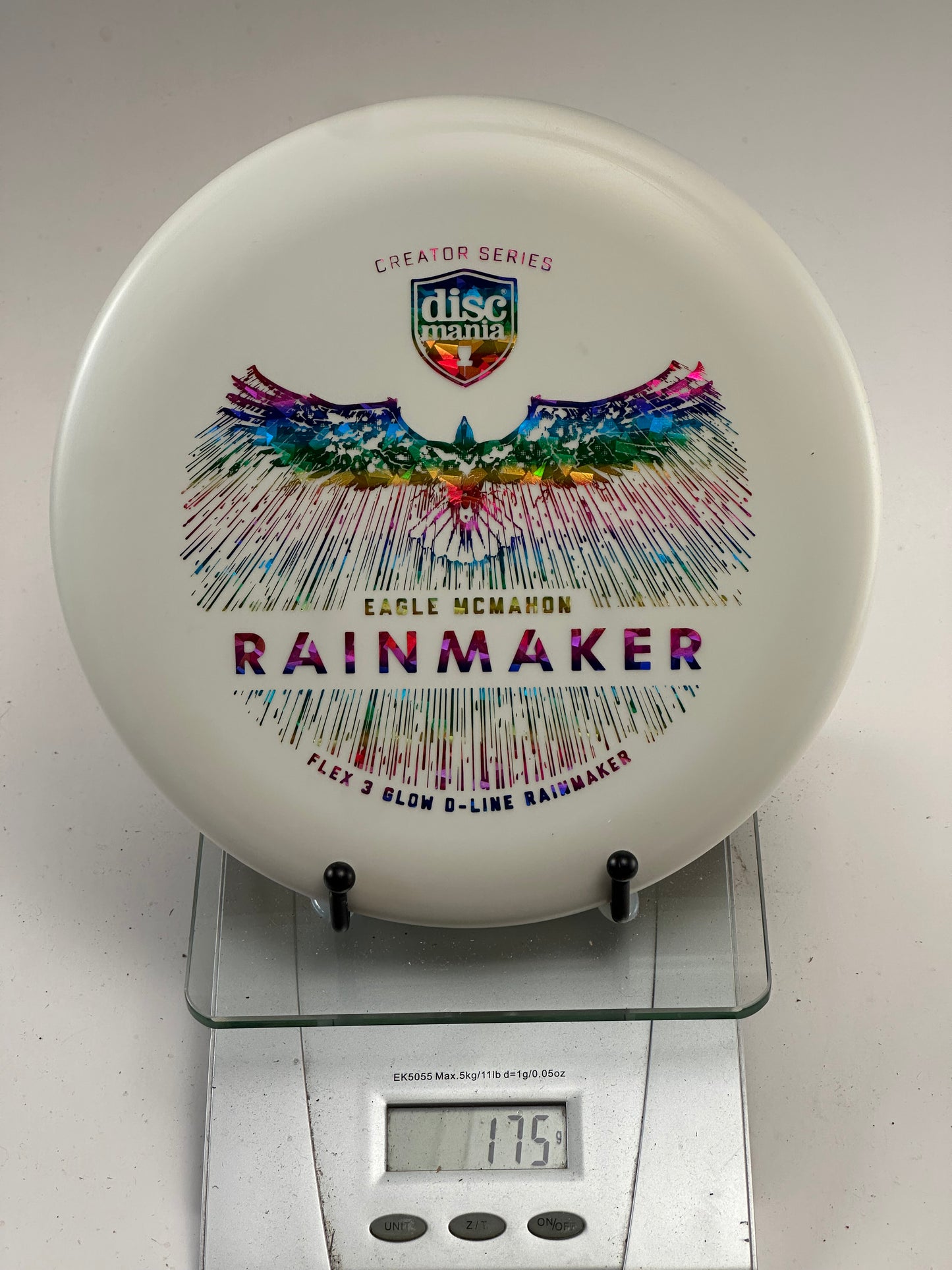 Discmania Rainmaker Flex 3 Glow D-Line (Creator Series) White