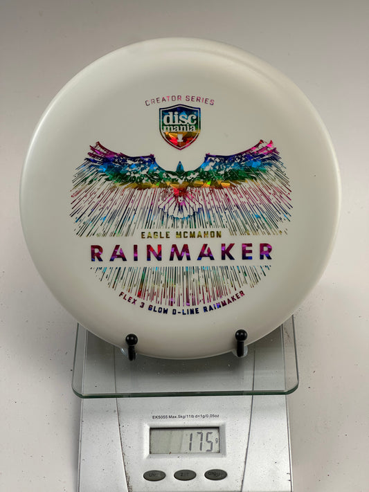 Discmania Rainmaker Flex 3 Glow D-Line (Creator Series) White