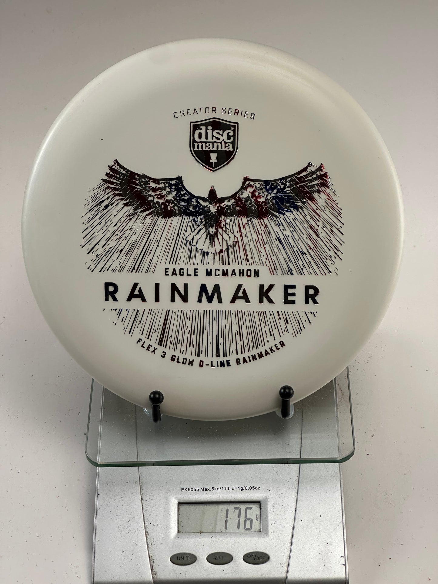 Discmania Rainmaker Flex 3 Glow D-Line (Creator Series) White