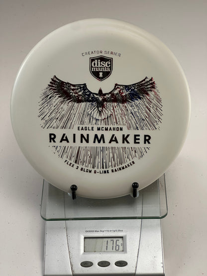 Discmania Rainmaker Flex 3 Glow D-Line (Creator Series) White