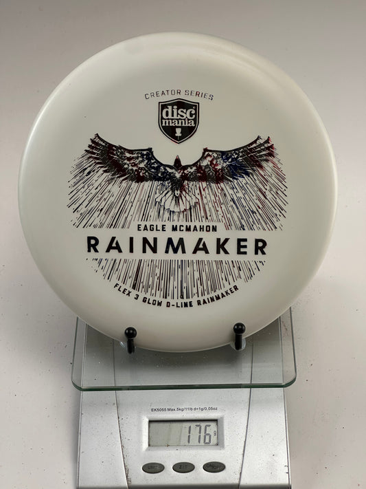 Discmania Rainmaker Flex 3 Glow D-Line (Creator Series) White