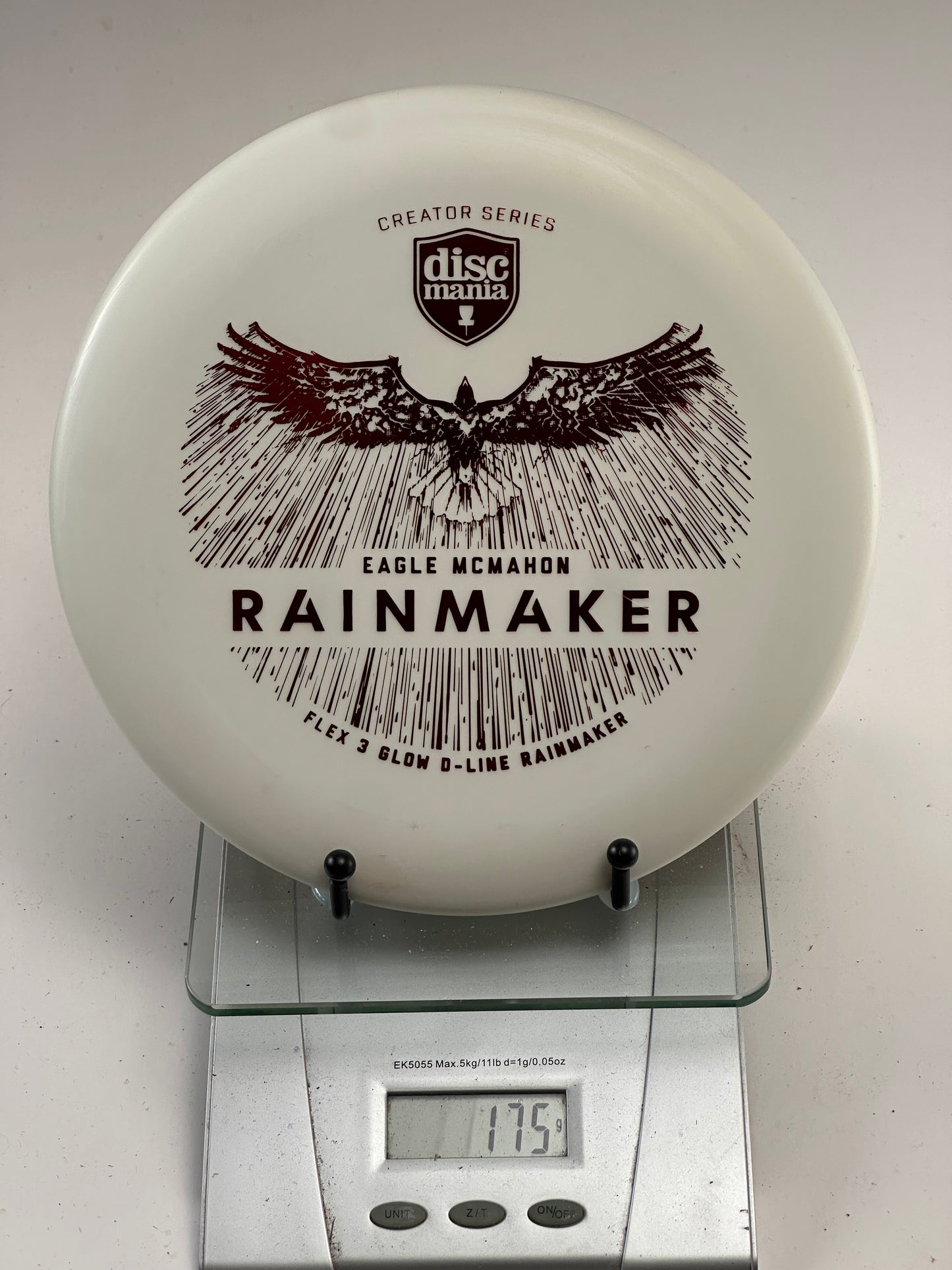 Discmania Rainmaker Flex 3 Glow D-Line (Creator Series) White