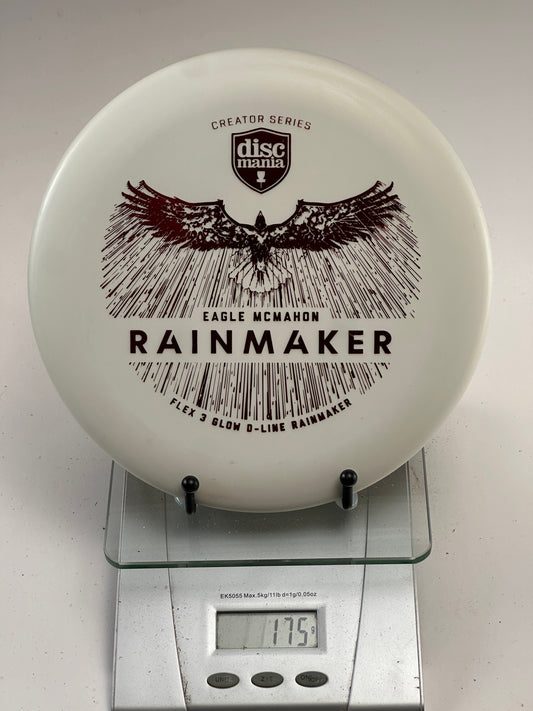 Discmania Rainmaker Flex 3 Glow D-Line (Creator Series) White