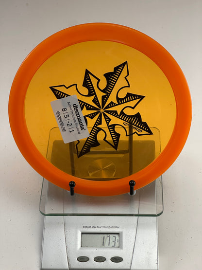 Discmania Active Premium Rockstar – Yellow w/ Orange Rim, Compass Stamp