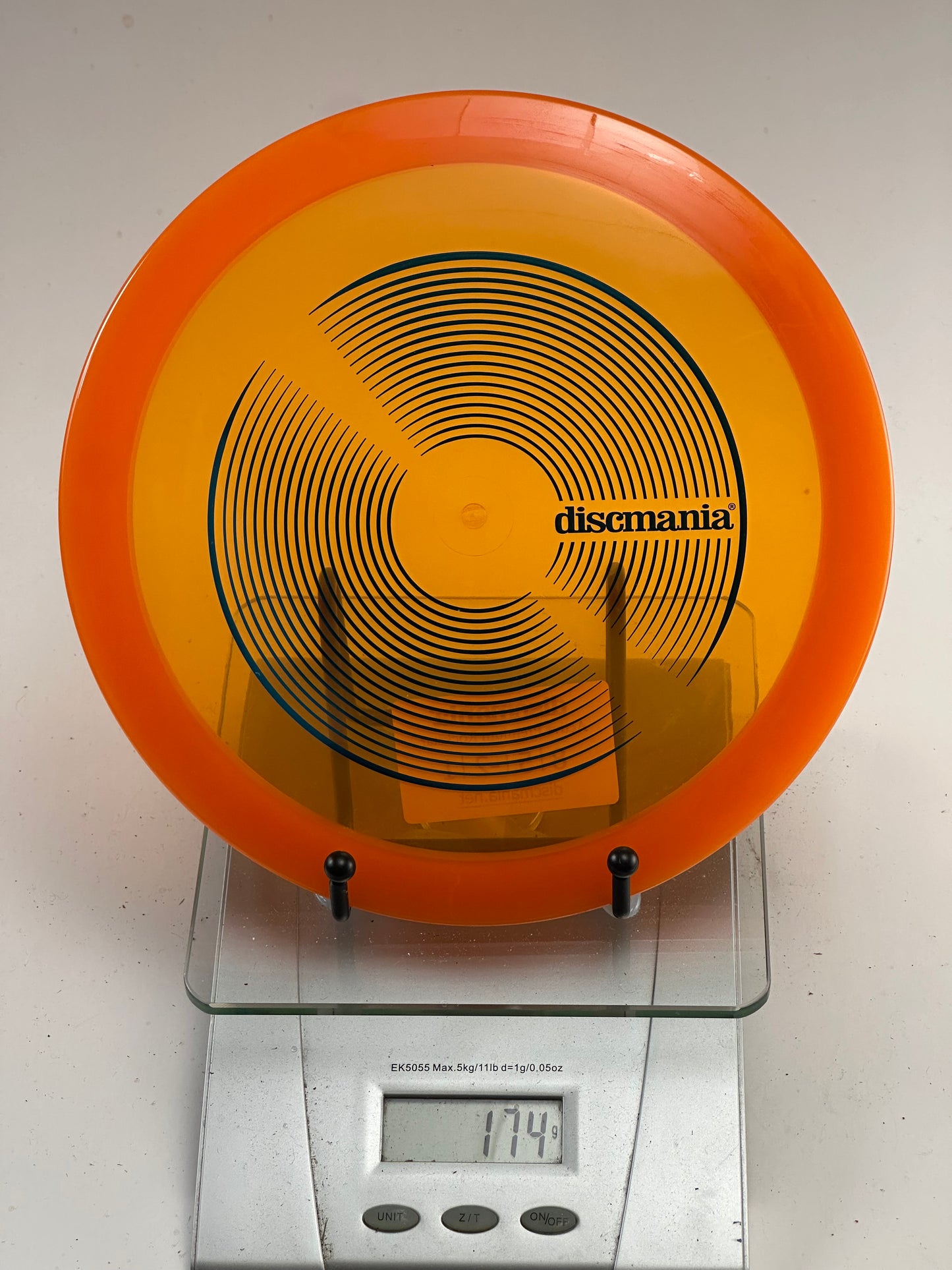 Discmania Rockstar Active Premium – Orange Rim, Vinyl Record Stamp