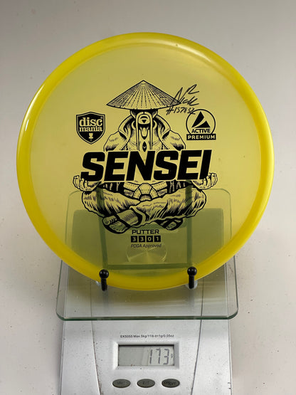 Discmania Sensei Active Premium Putter (Yellow, Original Stamp)