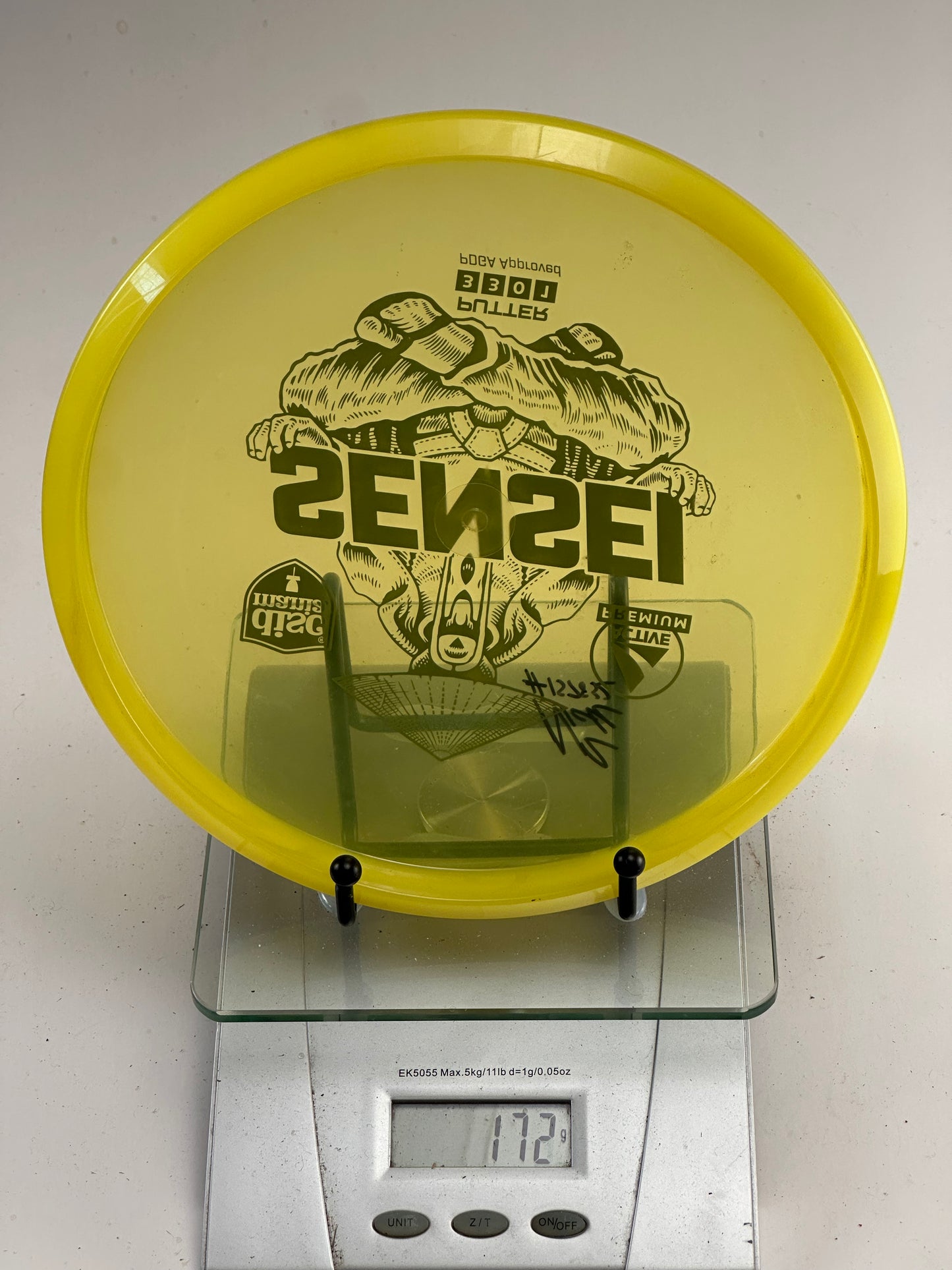 Discmania Sensei Active Premium Putter (Yellow, Original Stamp)