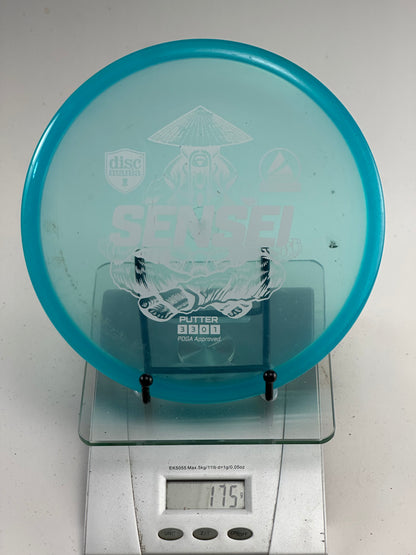 Discmania Sensei Active Premium Putter (Transparent Blue) 179g