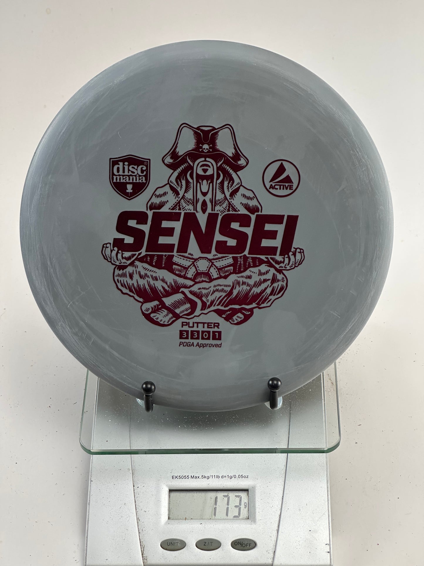 Discmania Active Base Sensei gray putter