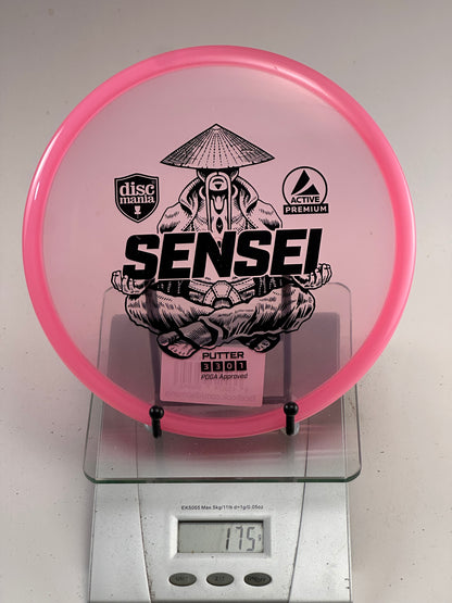 Discmania Sensei Active Premium Putter – Transparent Pink