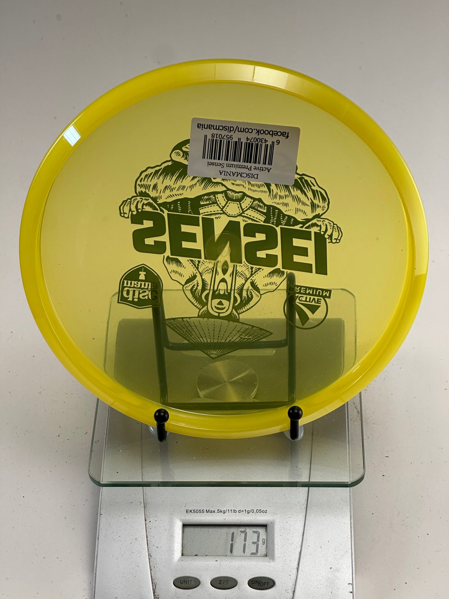 Discmania Active Premium Sensei yellow putter