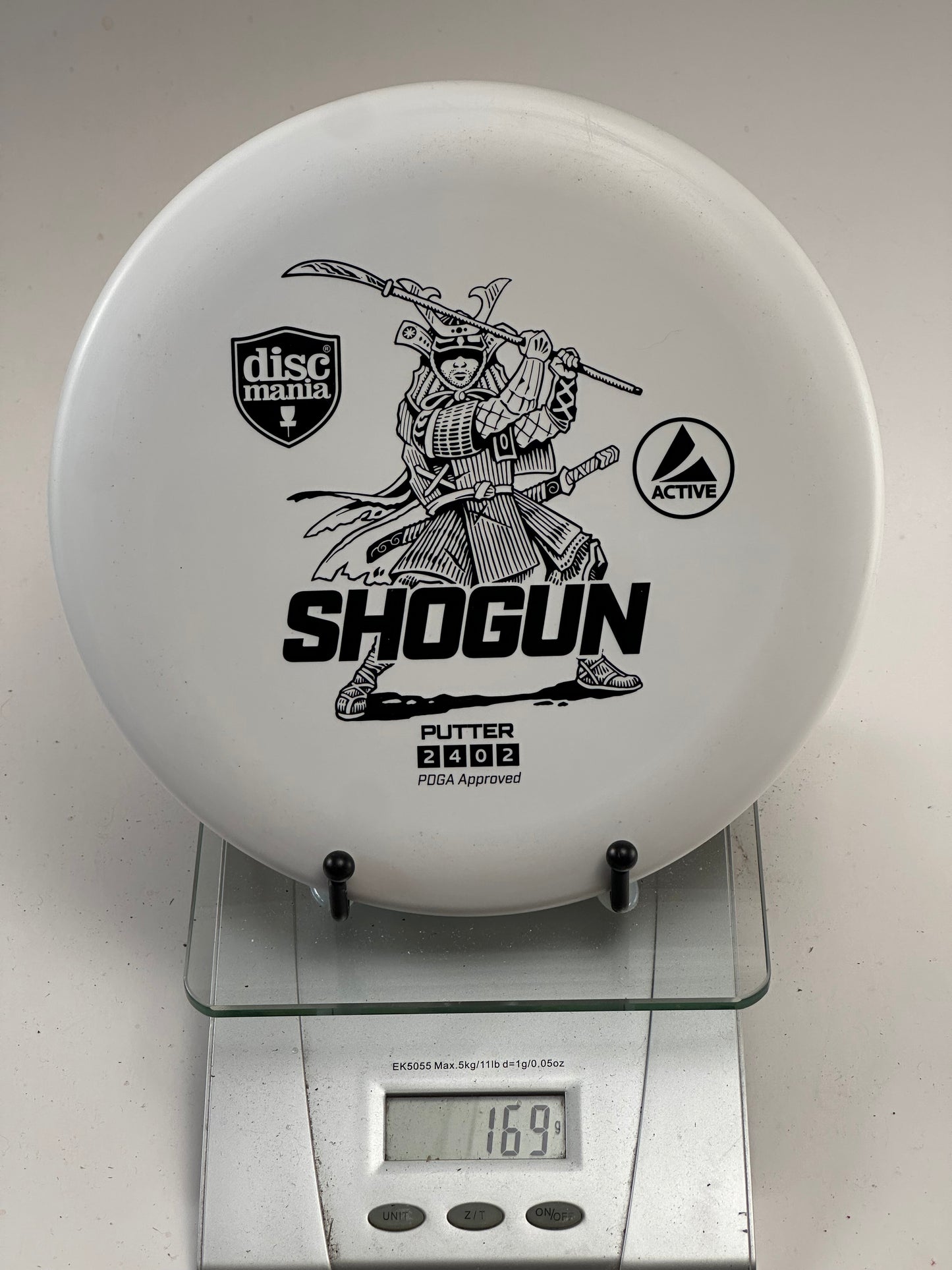 Discmania Active Shogun putter samurai stamp