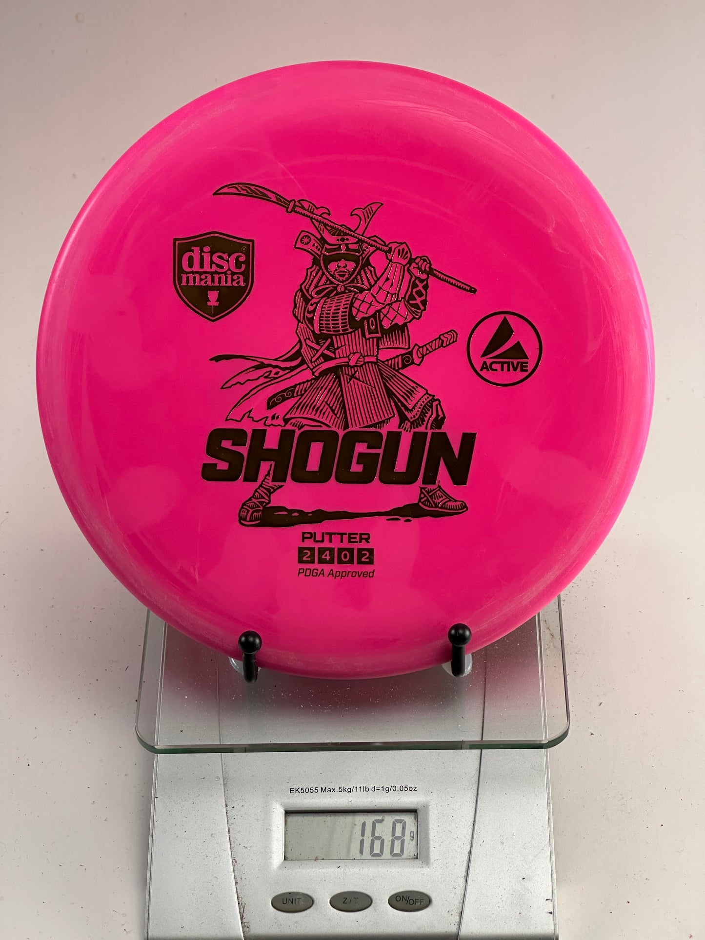 Discmania Active Shogun putter samurai stamp