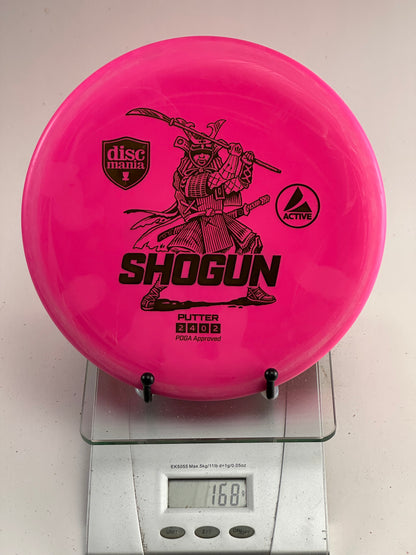 Discmania Active Shogun putter samurai stamp