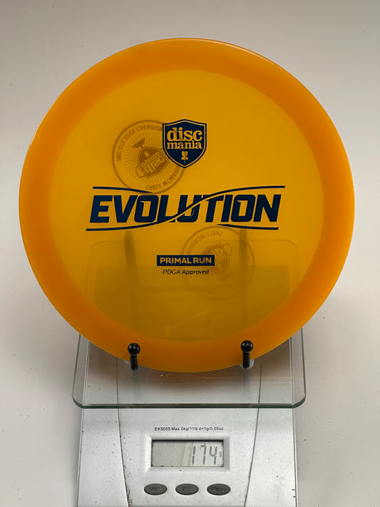 Discmania Neo (Primal Run) Splice yellow Evolution Primal Run fairway driver