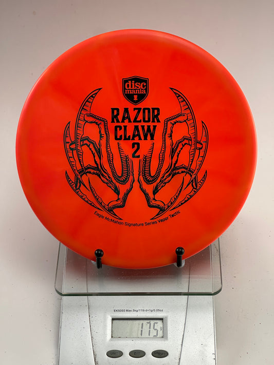 Discmania Vapor Tactic Razor Claw 2 red Eagle McMahon approach disc
