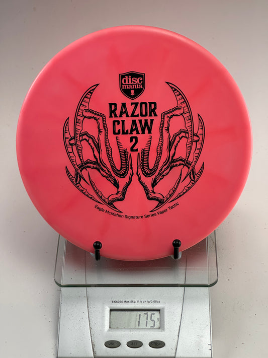 Discmania Vapor Tactic Razor Claw 2 red Eagle McMahon approach disc