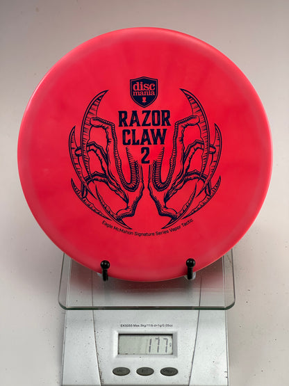 Discmania Razor Claw 2 Tactic (Vapor) - Red - Eagle McMahon