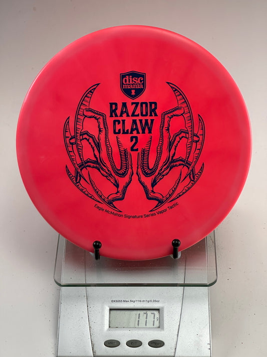 Discmania Vapor Tactic Razor Claw 2 red Eagle McMahon approach disc