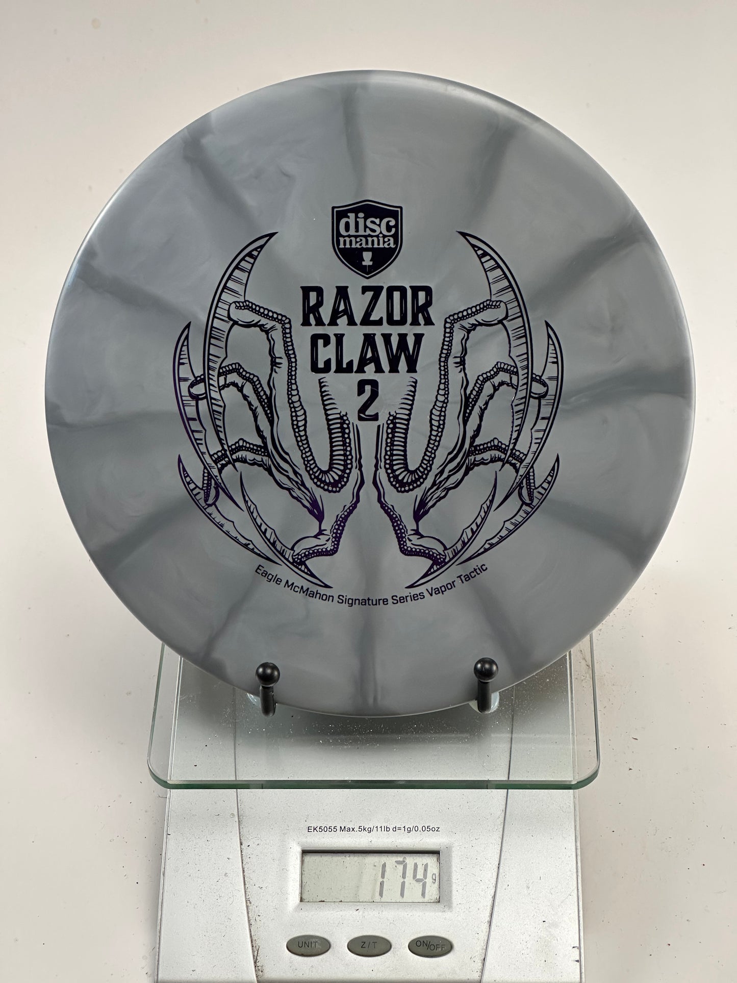 Discmania Vapor Tactic Razor Claw 2 gray Eagle McMahon approach disc